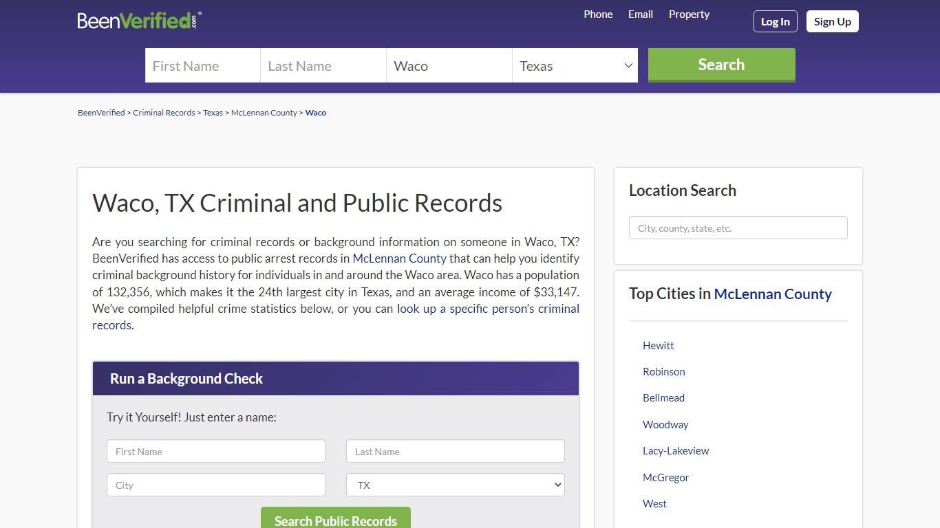 Waco Public Records (TX) - Court & Criminal Records ...